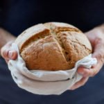 Thawing Frozen Bread On Linen Towel