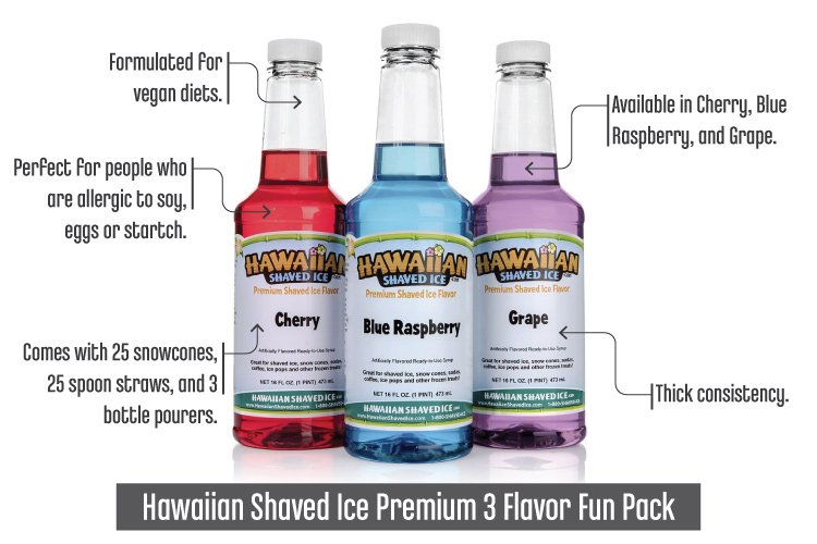 HawaiianShavedIcePremium3FlavorFunPack